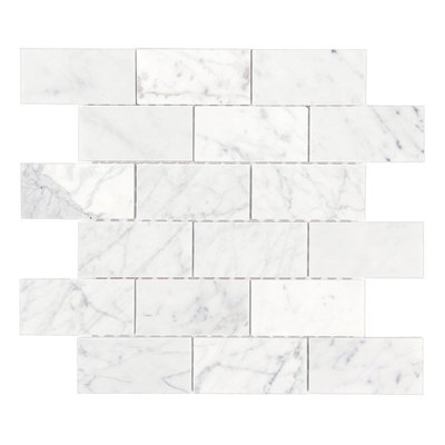 1" x 1" Marble Mosaic Tile