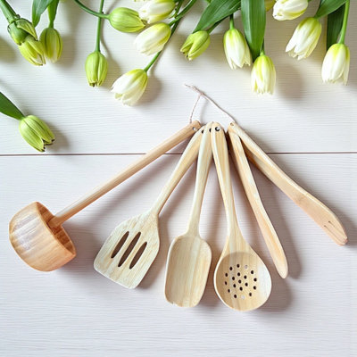 Ensemble d'ustensiles de cuisine Kids Bamboo