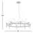 Ryian 8 - Light Wagon Wheel Chandelier