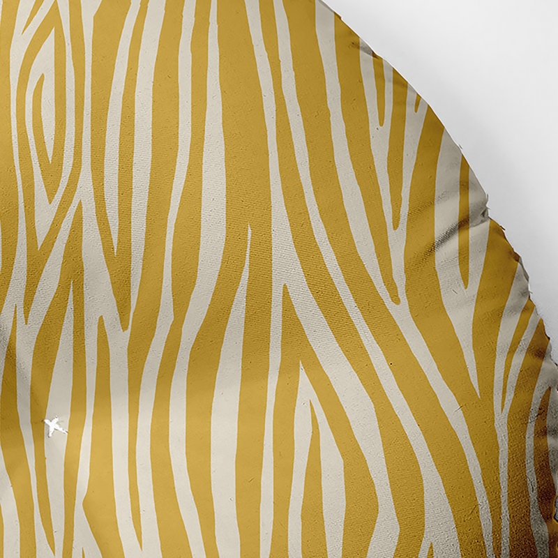 Coussin de sol 350_Wood, Jaune, 26 po x 26 po