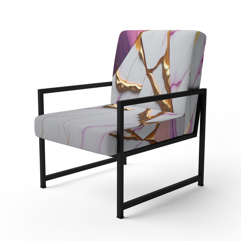 Fauteuil d'appoint Crofford, Noir, noir, noir, noir
