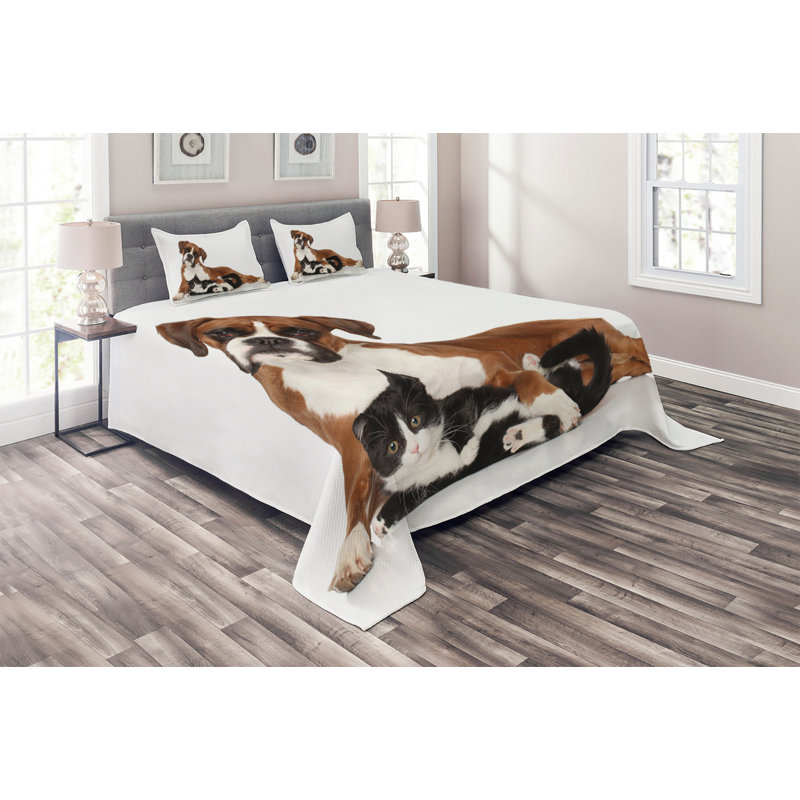 Farmhouse / Country Polyester Coverlet