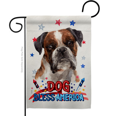 Drapeau de jardin en polyester 2 côtés 18,5 x 13 po