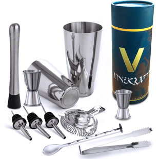 17pcs Boston Professional Cocktail Shaker Set