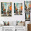 «Lenneth Orange Beige Miami Concrete Jungle», reproduction d'art sur toile-481885376-481885381