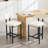 Modern Upholstered Counter Stool With Backrest, Beautiful Low Barstool For Kitchen Island, Bar And Counter-1691899665