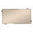Elegant Mirrored Tabletop Cocktail Table - Champagne Hue Coffee Design And Shelf