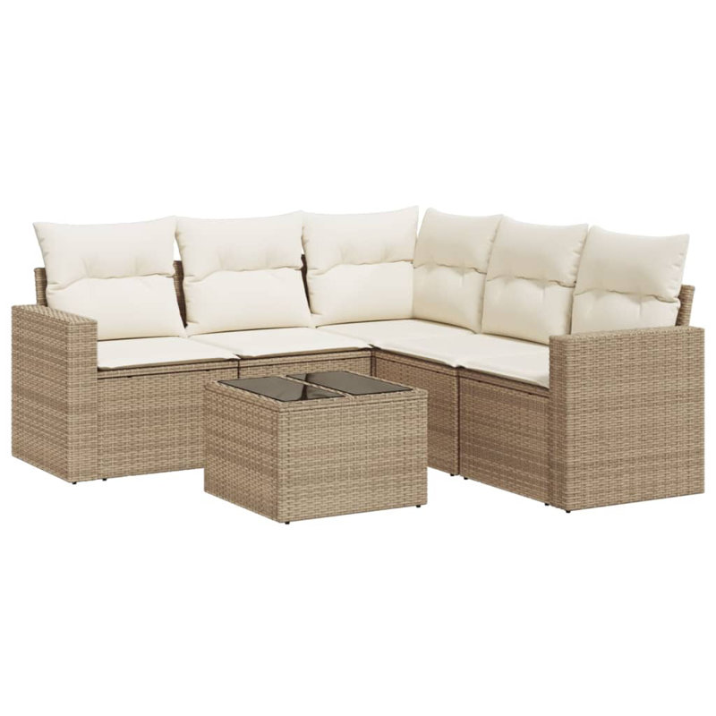 Vidaxl Garden Sofa Set Beige
