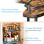 Freestanding Spice Rack with Adjustable Racks