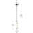 15.5 Inch LED 1 Light Pendant with Clear Fluted Glass-111187504