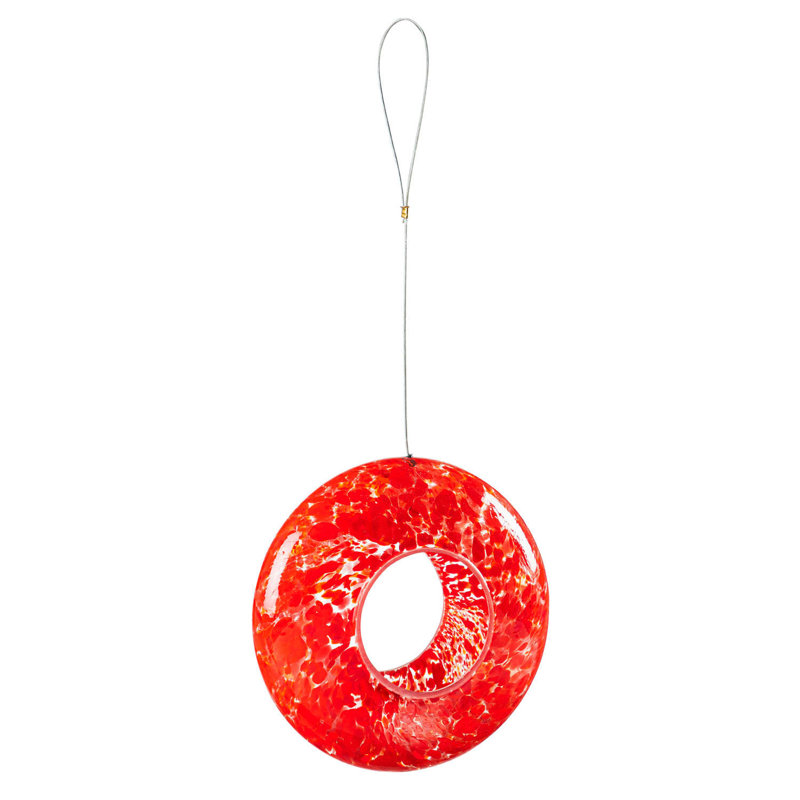 Mangeoire pour oiseaux Leoti, Rouge