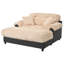Chaise longue avec deux coussins décoratifs-1585007094