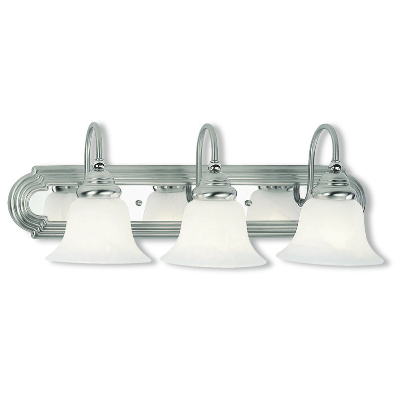 Belmont 3 - Light Dimmable Vanity Light, Brushed Nickel