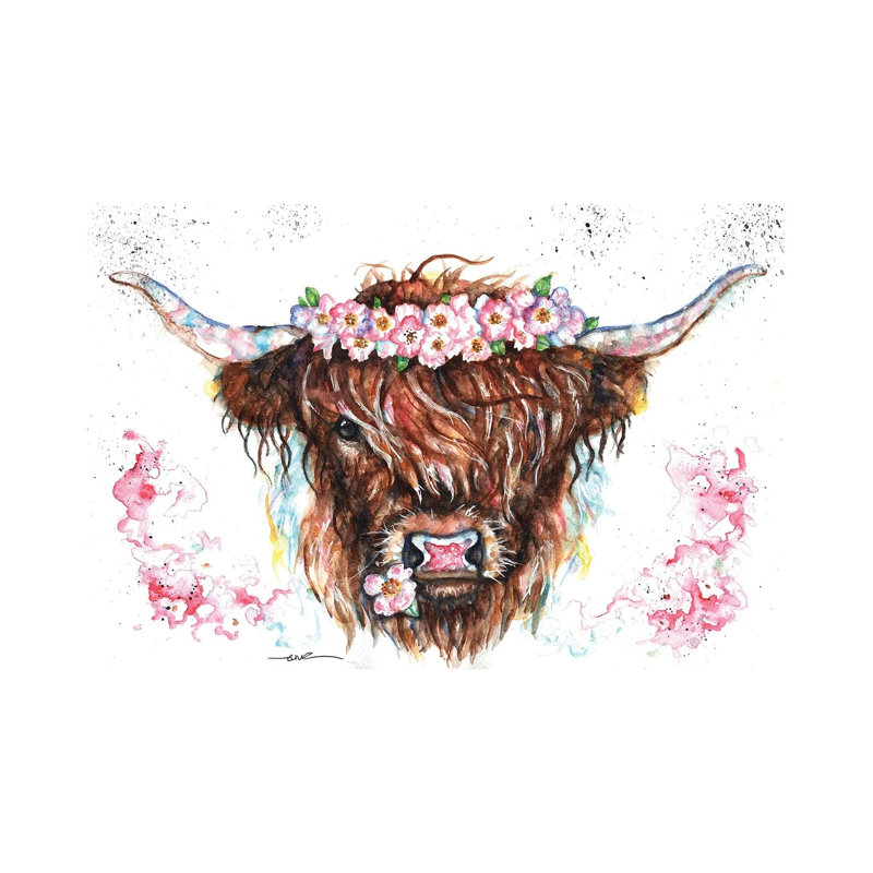 Eglantine by BebesArts - Wrapped Canvas Gallery-Wrapped Canvas Giclée, 12" H x 8" W, Wrapped Canvas