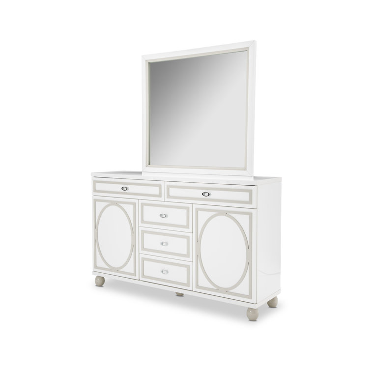 Ensemble de commode et miroir Sky Tower