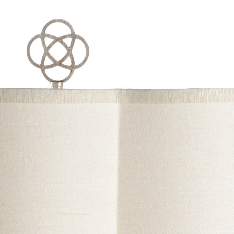 Porcelain Table Lamp, Snow White Glaze