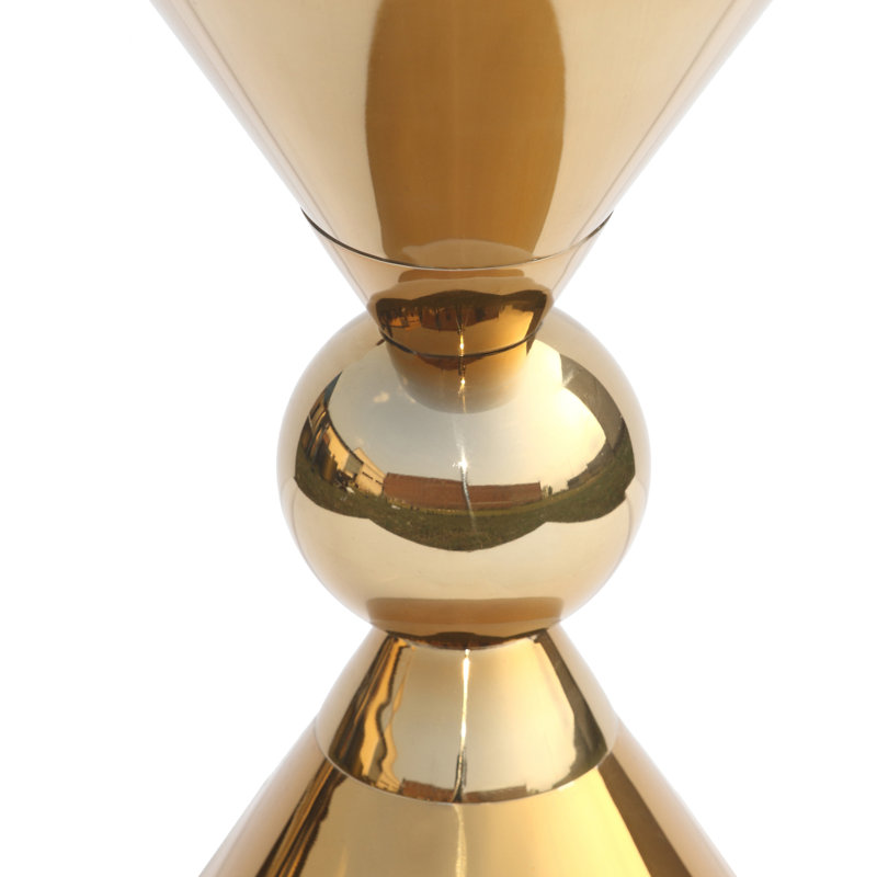 Elida End Table, Gold