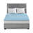All Season Reversible Hypoallergenic Cooling Blue Mattress Topper For Enhanced Comfort And Temperature Control-1601344502-1601344501