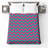 Pink Blue Zigzag Quilted Bedspread All Sizes-130510032