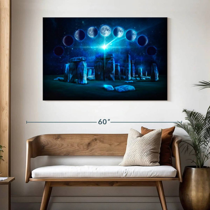 Phases de lune Kavia Stonehenge, H 32 po x l 48 po