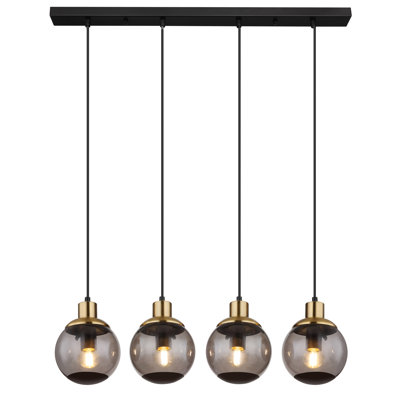 Mukesh 4 - Light Matte Black Pendant