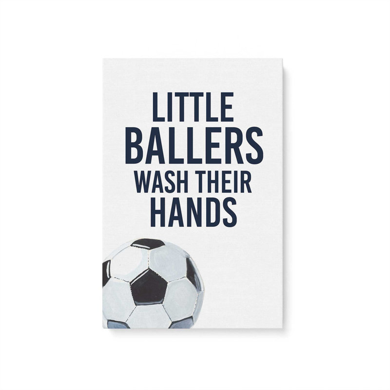 Les petites balleuses se lavent les mains, H 48 po x l 32 po, Toile tendue, Toile tendue