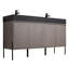 Meuble-lavabo double 60 po Ebord Designs Yordana Ebern Designs-190247035-190247038