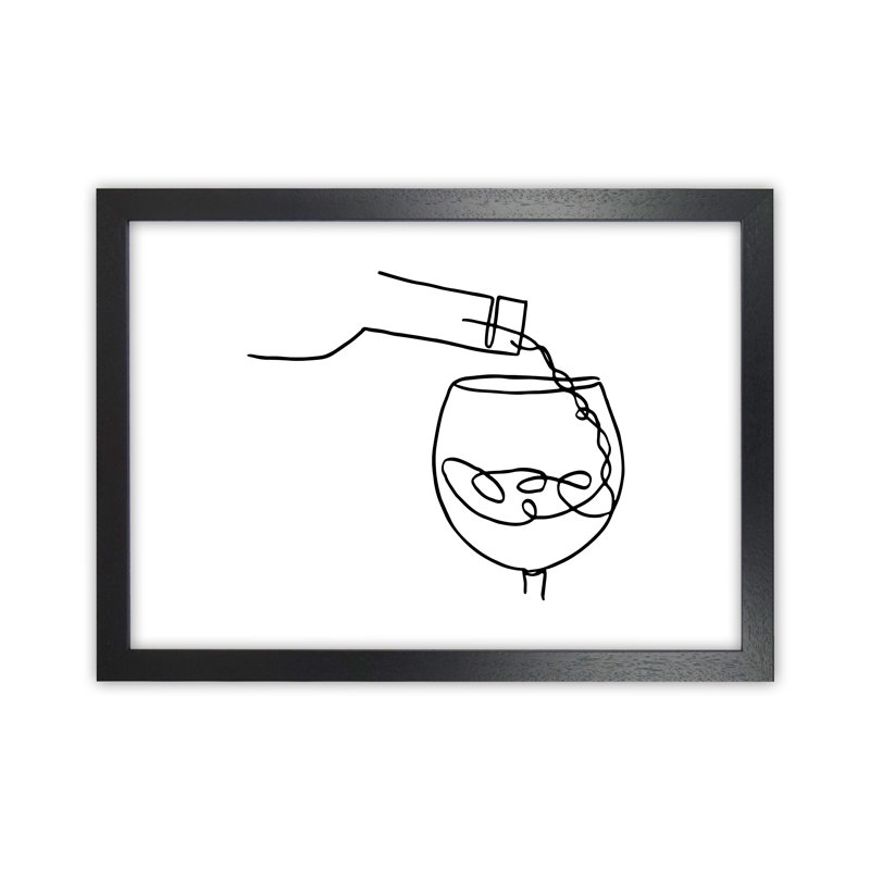 Pouring Wine 1 Piece Wall Art on Canvas, 84.1cm H x 59.4cm W x 4cm D, Wrapped Canvas
