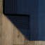 Tapis intérieur / extérieur bleu marine / gris Ramveer-888338969