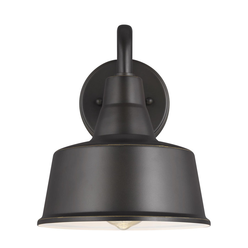 Luminaire de grange d'extérieur Blakeston, H 10 pi x l 8 po x P 8 po, Non, Bronze antique