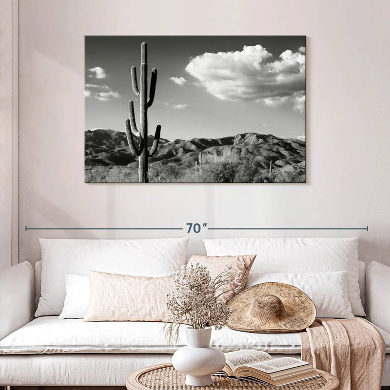 Harnek Saguaro Cactus Sunrise, H 30 po x l 45 po