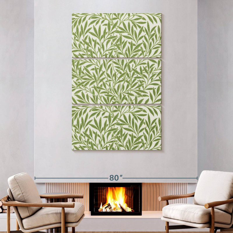 Kerner Willow Pattern, 74" H x 48" W