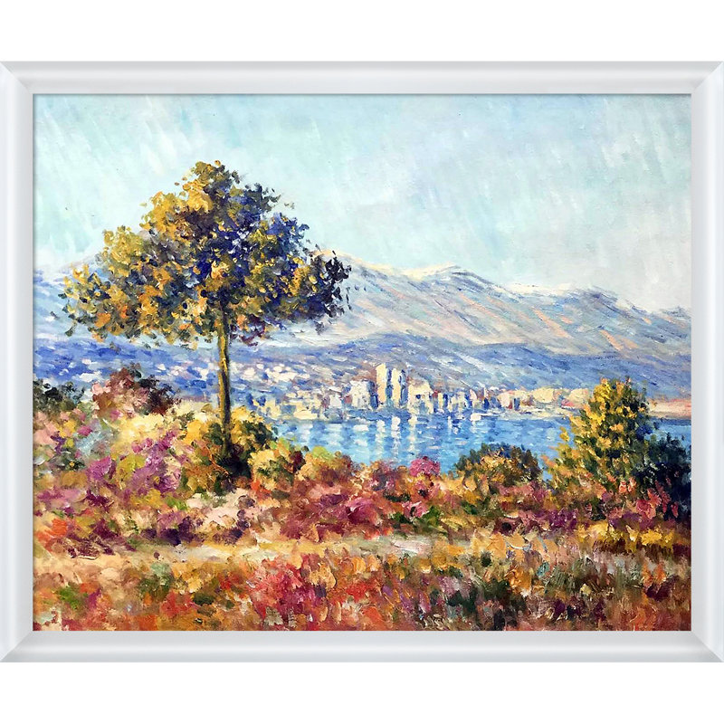 La Pastiche Antibes, 1888 avec cadre blanc moderne