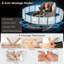 Fauteuil de massage inclinable électrique en similicuir