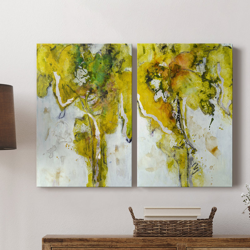 Toile tendue Golden Foliage I-Premium Gallery - prête à être accrochée, H 27 po x l 36 po