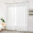 Twist Tab Top Chic Semi Sheer Curtain Drapes(Set of 2)-1351550792-1351550797