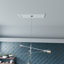 Médaillon de plafond contemporain de style architectural en PVC de l 10 po x H 5 po x P 1 po x P 3 1/2 po x P 1 po-36088920