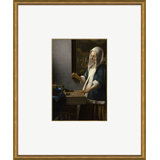 Woman Holding A Balance Print by Johannes Vemeer
