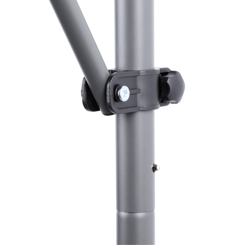 Auvent robuste et d'extérieur pour terrasse escamotable manuelle de 78 po x 47 po