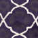 Carolene Hand Tufted Wool/Cotton/Latex Geometric Rug in Purple/Ivory