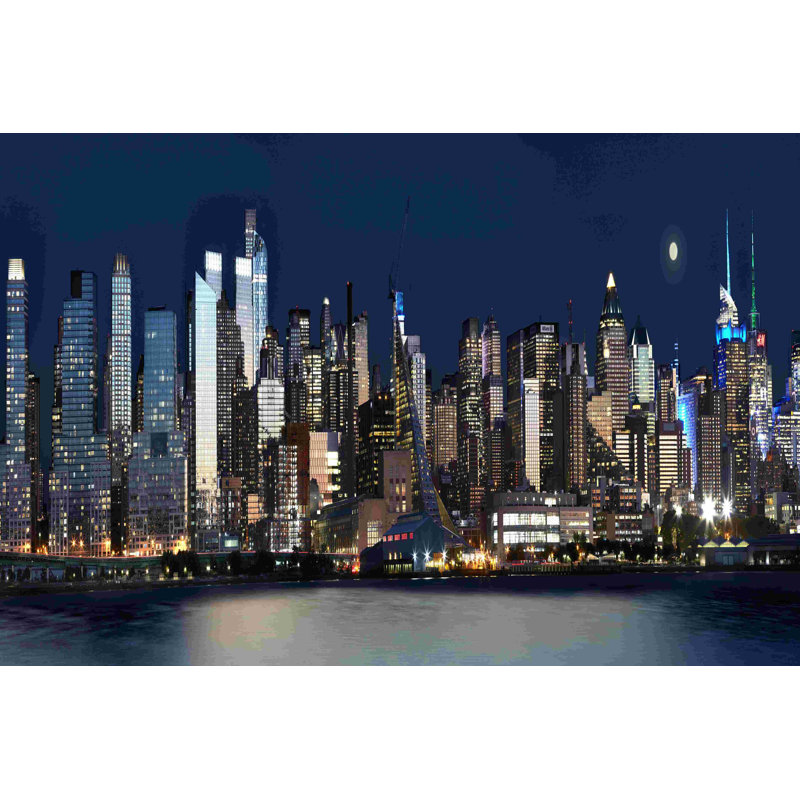 New York la nuit, H 8 po x l 12 po