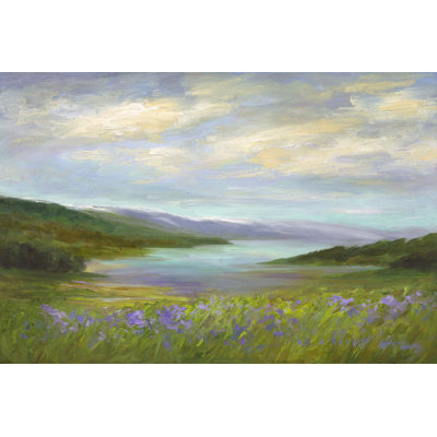 " Crystal Springs Vista " by Sheila Finch Painting Print