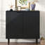 Armoire d'appoint minimaliste moderne avec porte géométrique Mirod-1653941397