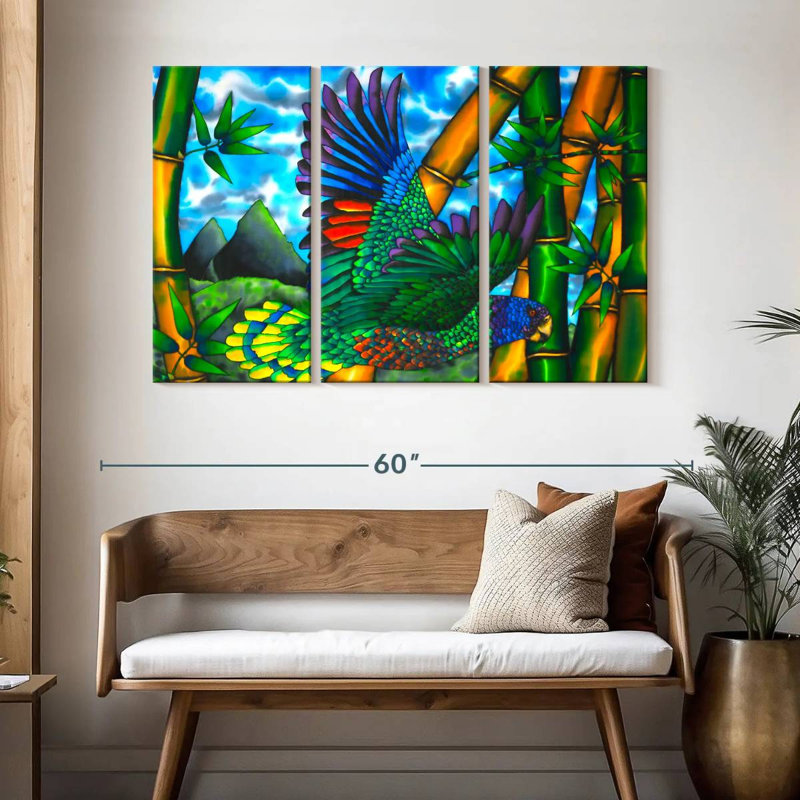 Brampt Untamed Saint Lucia, 32" H x 50" W