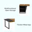 Bureau classeur en L de 55 po-368127632
