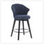 2 tabourets de bar pivotants à oreilles 25 po Chenille-1335175932