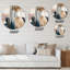 Soft Shapes and Lines Marble III Metal Wall Décor-88599498