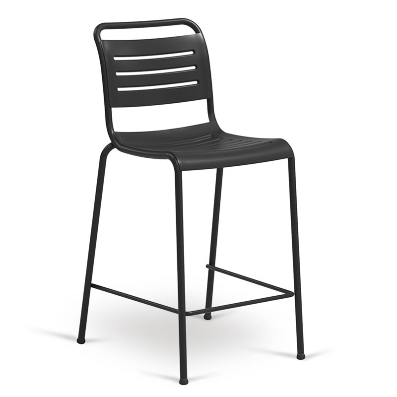 Tabouret de bar en aluminium Ace, Black