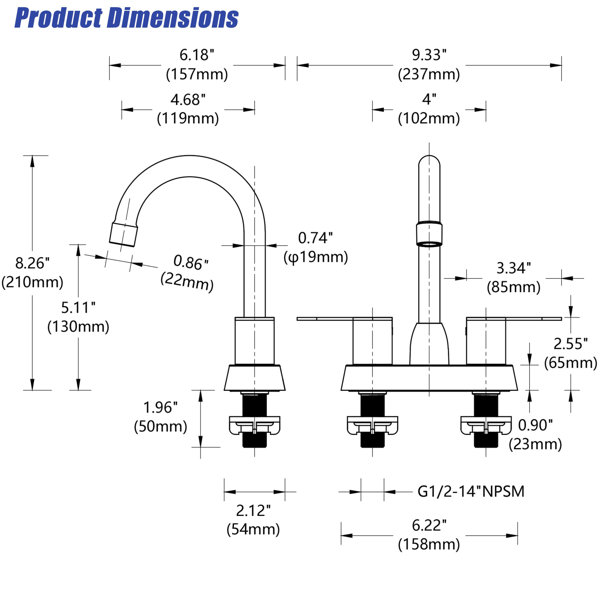 Dimensions du produit