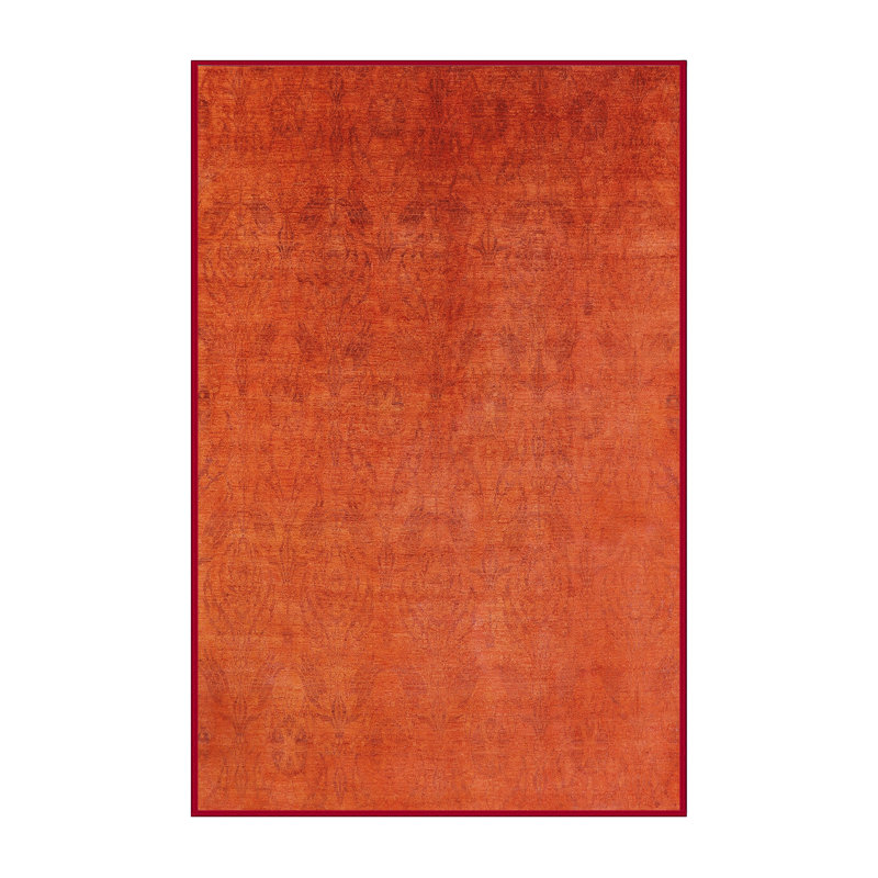 Naim Damask Indoor Rug, Rectangle 6' x 9'